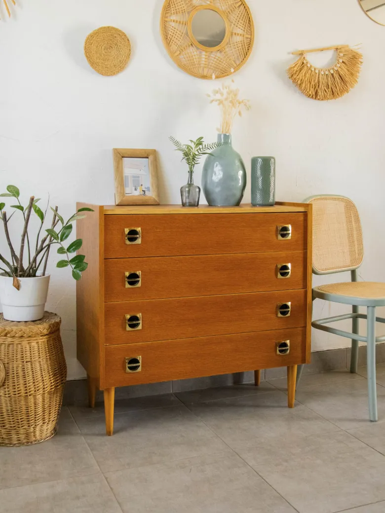 Commode sixties en bois n°587