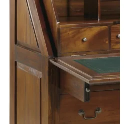 Commode 8 tiroirs bronze bois marron -
