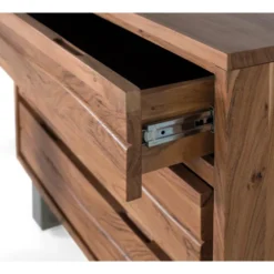 Commode 3 tiroirs fer blanc - omérise
