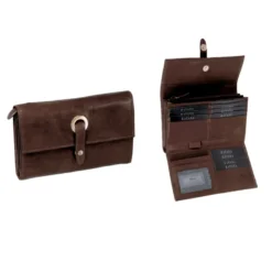 Compagnon tout-en-un katana cuir sauvage Marron
