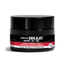 Complexe Shilajit de l’Himalaya & ginseng rouge de Corée vitamine B6 zinc 30
