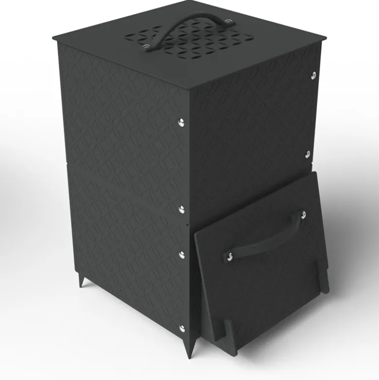 Composteur d'extérieur 90l noir