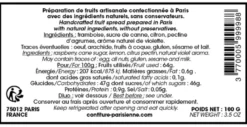 Confiture framboise violette 100g