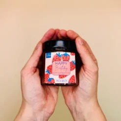 Confiture happy birthday fraise basilic