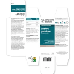 Confort gastrique - huiles essentielles en solution buvable