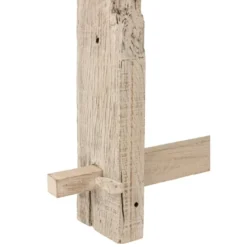 Console bois blanc h.77cm