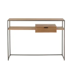 Console bois naturel h.86cm