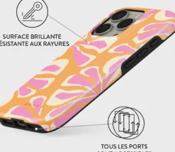 Coque magsafe pour iphone 16 pro tough motifs aloha burga