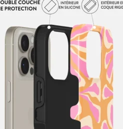 Coque magsafe pour iphone 16 pro max tough motifs aloha burga