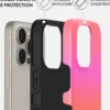 Coque magsafe pour iphone 16 pro max tough motifs sunset club burga