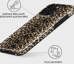 Coque magsafe pour iphone 15 pro max tough motifs player burga