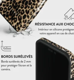 Coque magsafe pour iphone 15 pro max tough motifs player burga