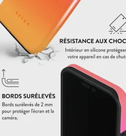 Coque magsafe pour iphone 15 pro tough motifs sunset club burga