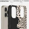 Coque magsafe pour iphone 16 pro max tough motifs almond latte burga