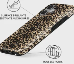 Coque magsafe pour iphone 16 tough motifs player burga