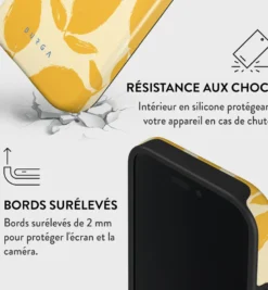 Coque magsafe pour iphone 16 tough motifs lemon tart burga