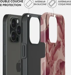 Coque pour iphone 15 pro max rigide motifs tender kiss burga