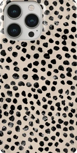 Coque pour iphone 14 pro max rigide motifs almond latte burga
