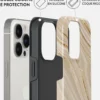 Coque pour iphone 14 pro max rigide motifs full glam burga