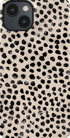Coque pour iphone 13 rigide motifs almond latte burga