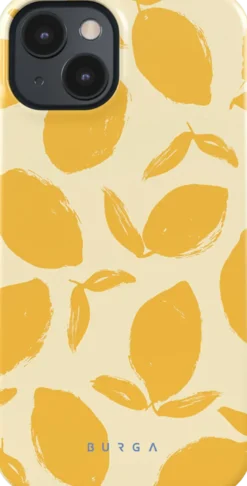 Coque pour iphone 13 rigide motifs lemon tart burga