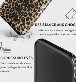 Coque pour iphone 12 tough motifs player burga