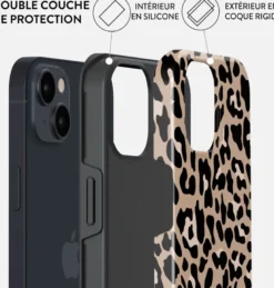 Coque pour iphone 15 tough motifs pure instinct burga