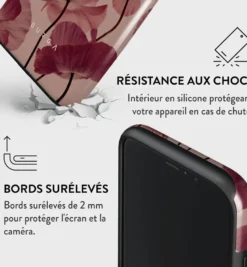 Coque pour iphone 11 tough motifs tender kiss burga
