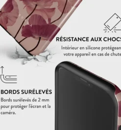 Coque pour iphone 12 tough motifs tender kiss burga
