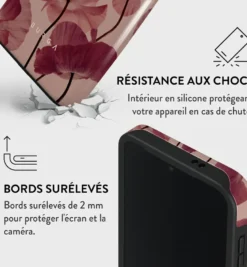Coque pour samsung galaxy s24 rigide motifs tender kiss burga