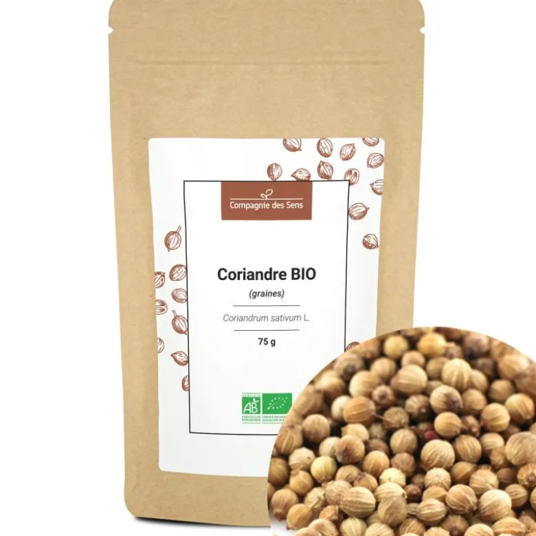 Coriandre bio - 75g - graines entières