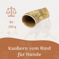 Corne de bœuf naturelle wildfang pour chiens 30 kg et plus