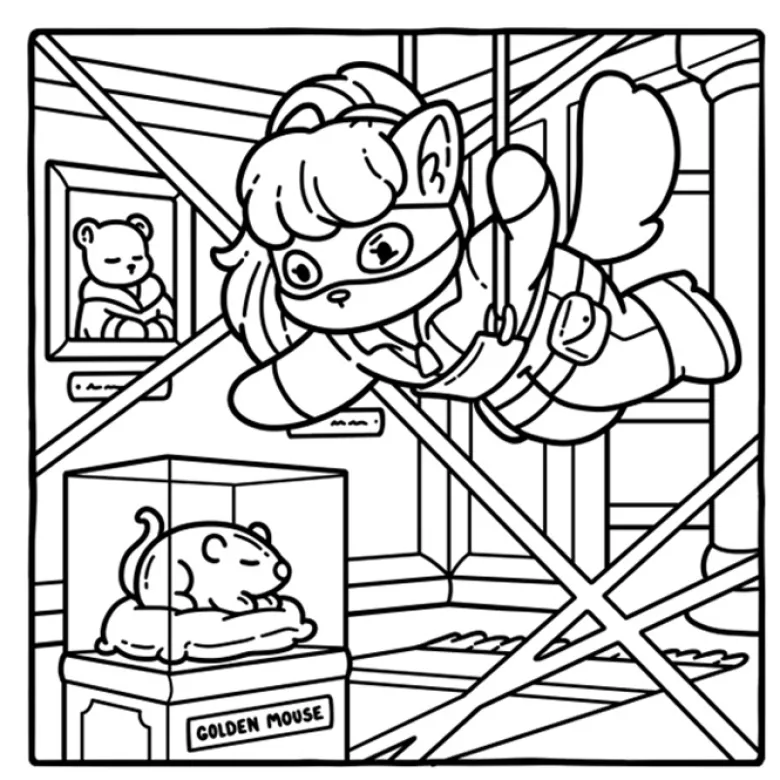 Cosy crim'minou coloriages mignons de vilains chatons