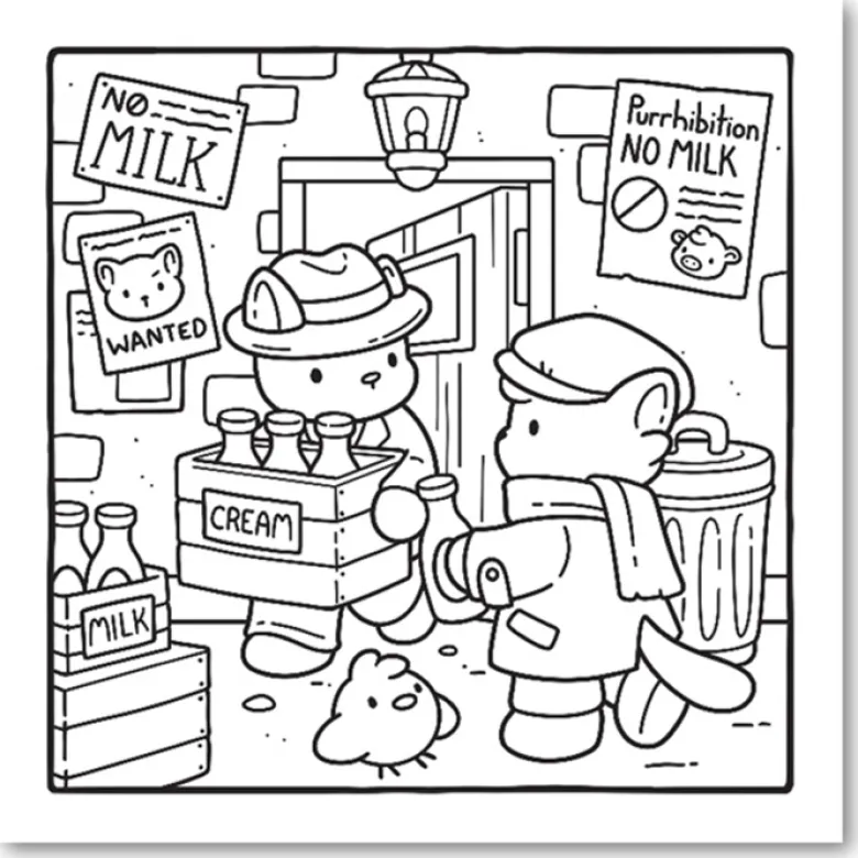 Cosy crim'minou coloriages mignons de vilains chatons