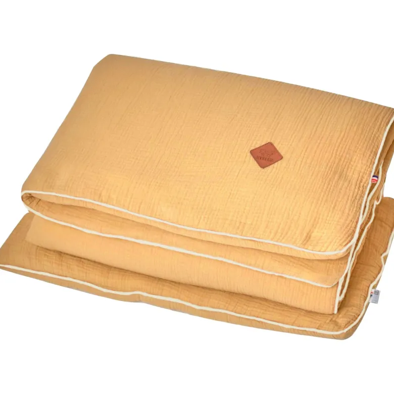 Couette et oreiller prêt à dormir