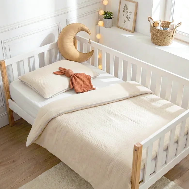 Couette et oreiller prêt à dormir