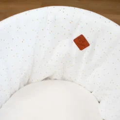 Couffin bébé pois dorés matelas inclus