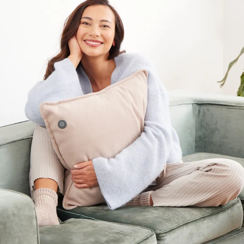 Coussin chauffant - beige