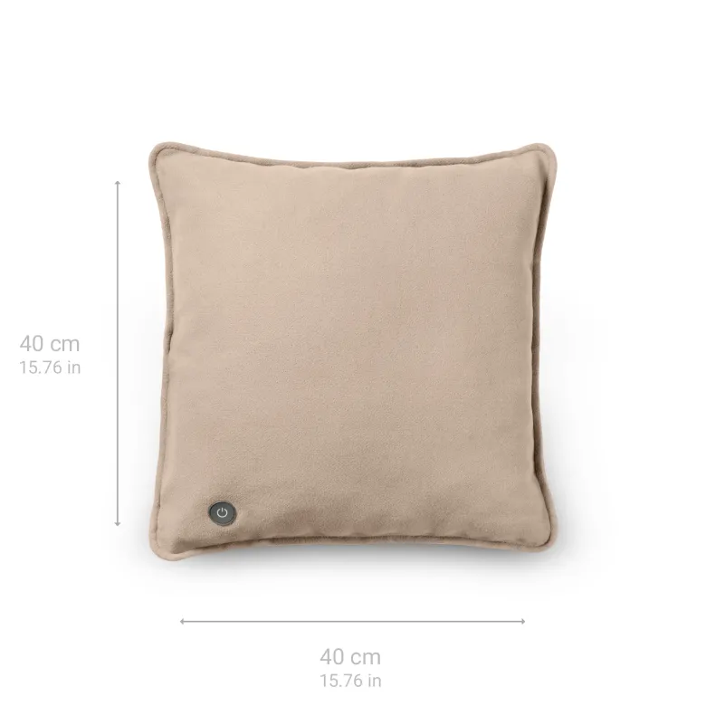 Coussin chauffant - beige