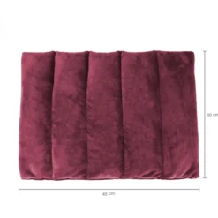 Coussin chauffant - 45 x 30 cm Prune