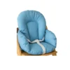 Coussin de chaise en pu bleu