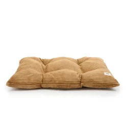 Coussin de lit en velours côtelé -orange