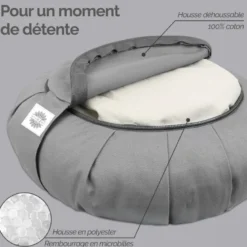 Coussin de méditation - rond