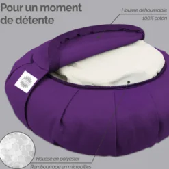 Coussin de méditation - rond