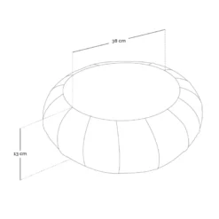Coussin de méditation - rond