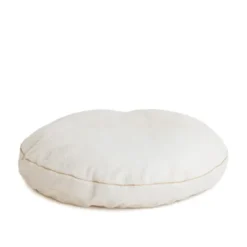 Coussin de sol bouclette pour enfant en tissu beige