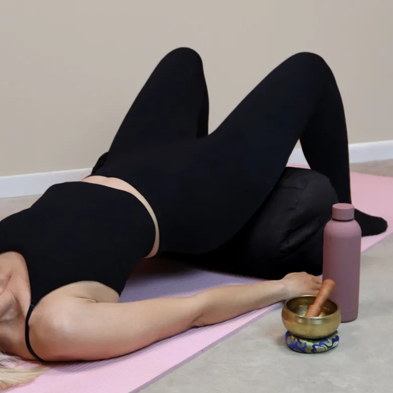 Coussin de yoga - noir