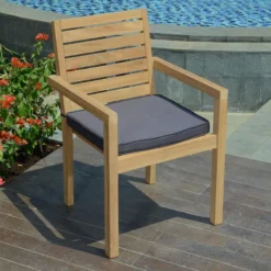 Coussin gris pour fauteuil samoa lombok
