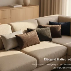 Coussin massant relaxo Gris