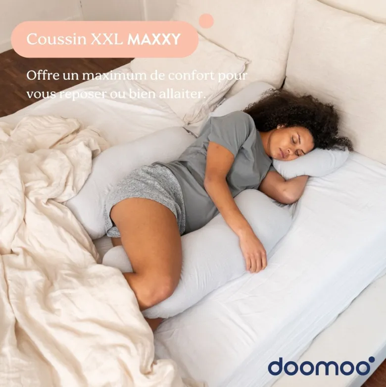 Coussin maxxy little dots doomoo grey